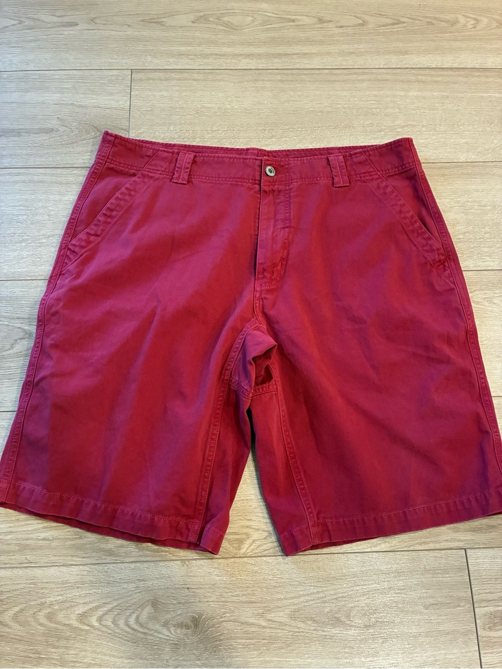 Gramicci Men’s Vintage G Series Red Shorts Chino Cotton Size 38